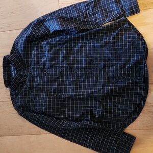 Ralph Lauren Black Plaid Button-Down Shirt